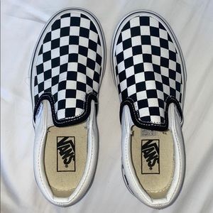 Toddler checkerboard vans size 11